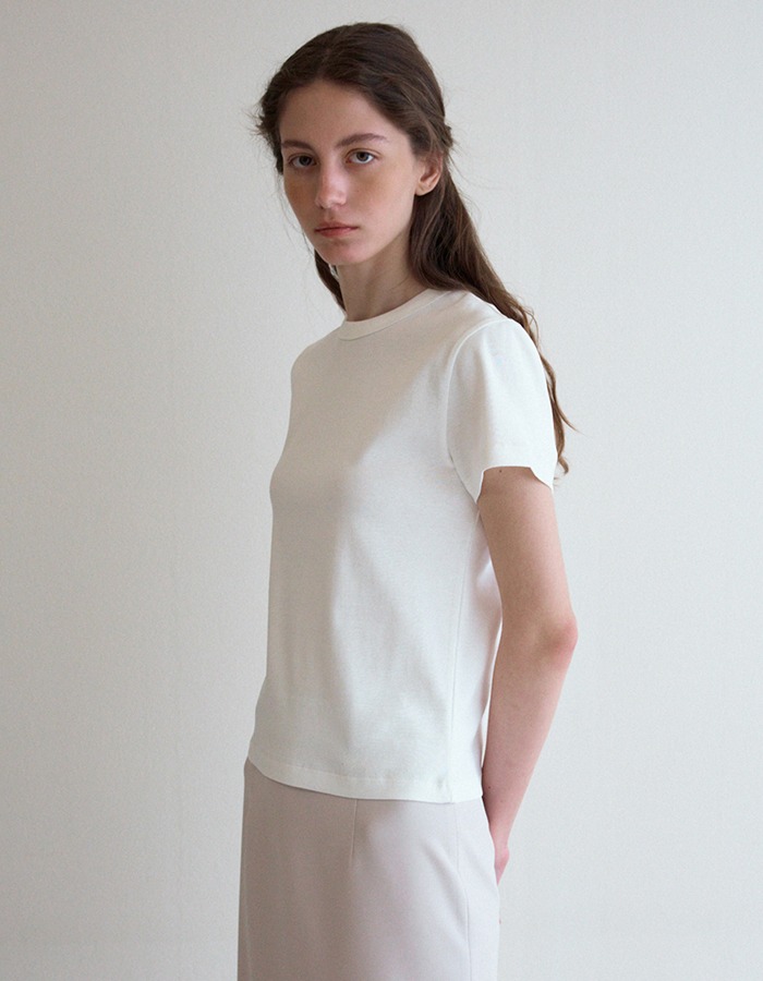 springcrocus) Basic T-Shirt - White