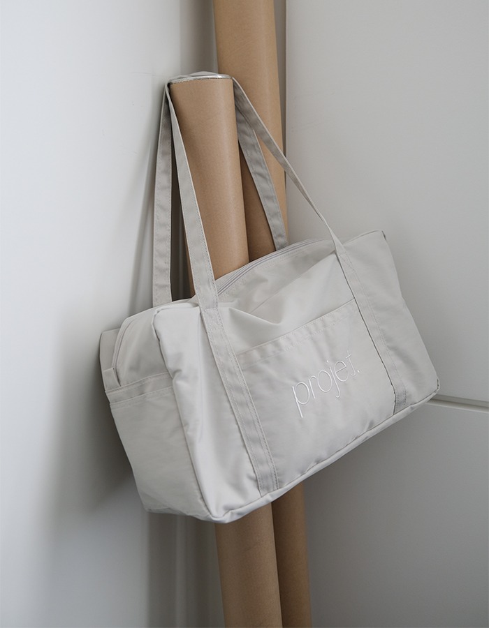 projet) standard duffle bag (light grey)